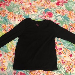 Plain Black Longsleeve Top